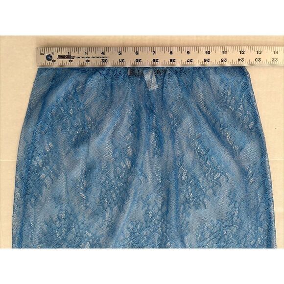 Urban Outfitters Women Sz Small Blue Mesh Lace Maxi Skirt Cover Up - Picture 10 of 10
